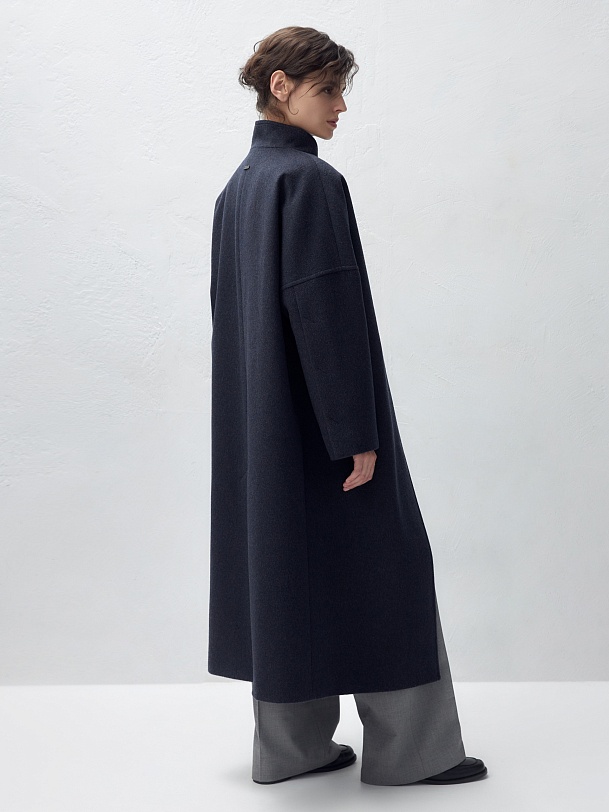 Шерстяное пальто с мембраной