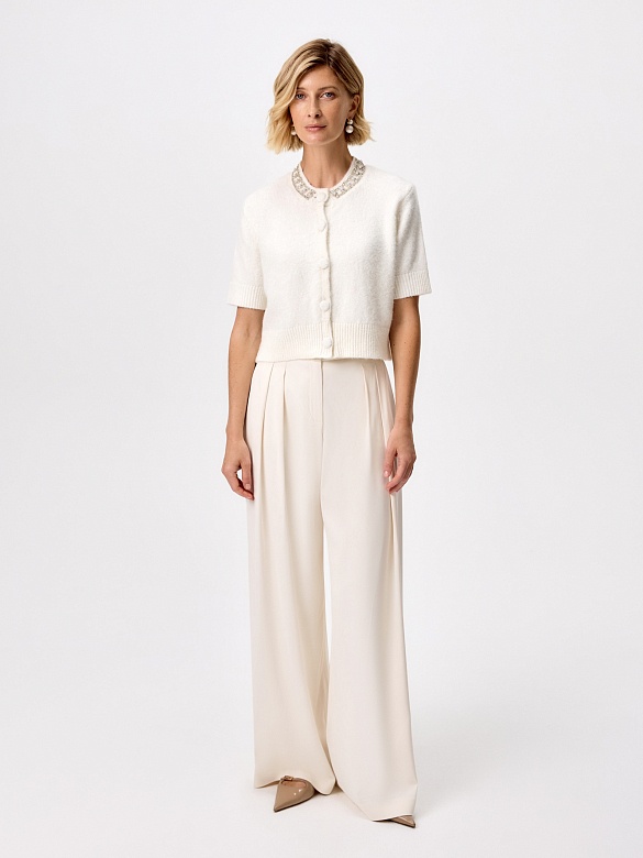 Кардиган из вискозы с добавлением шерсти POMPA арт.2610590kn0603