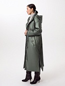 Пальто из непромокаемой плащёвой ткани с капюшоном POMPA арт.1015160i10041