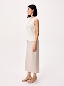 Жилет из вискозной пряжи с жемчужными бусинами POMPA арт.3231280kn2902