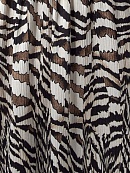 Платье из атласной ткани с анималистичным принтом POMPA арт.1138791cw0390