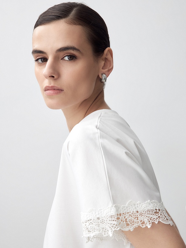 Футболка из мерсеризированного хлопка