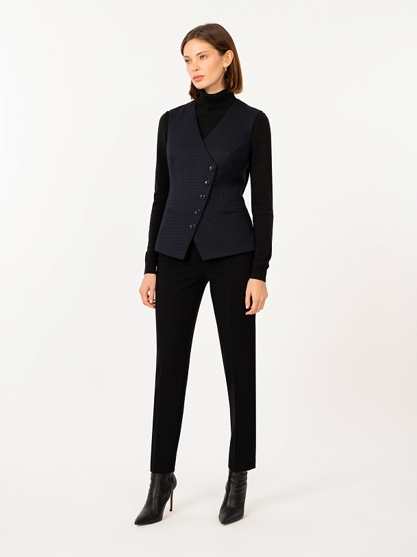 Жилет женский асимметричный