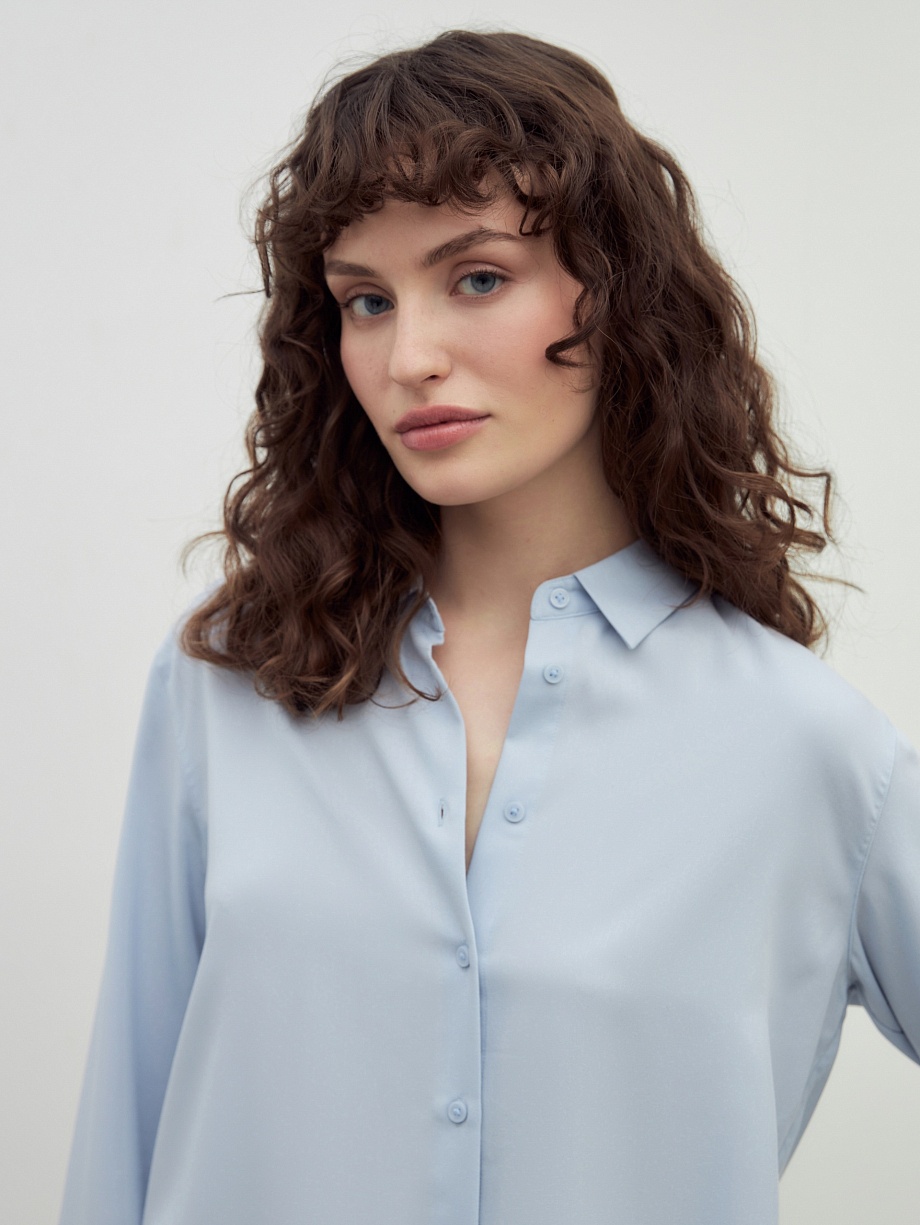 Свободная блуза из 100% вискозы