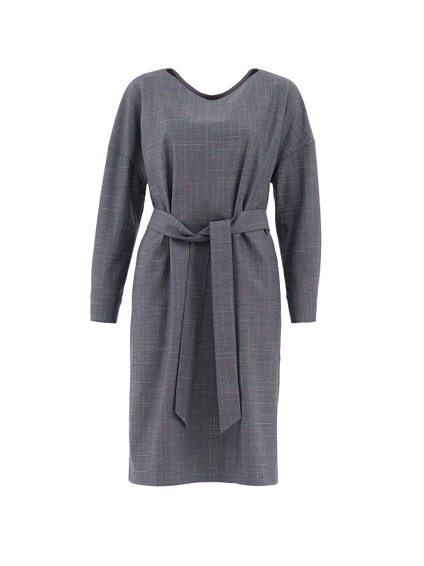 Прямое платье длины миди