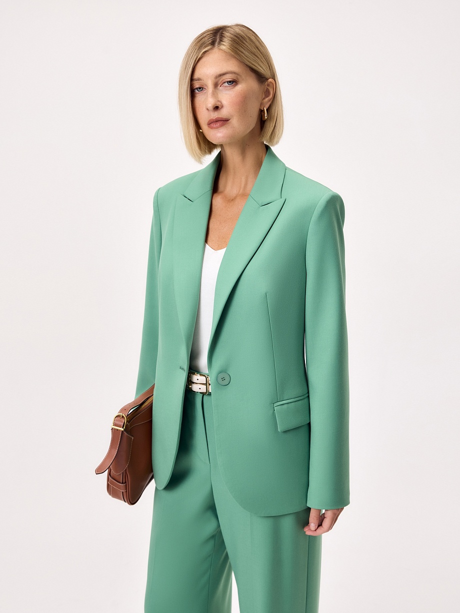 Жакет из костюмной ткани с вискозой