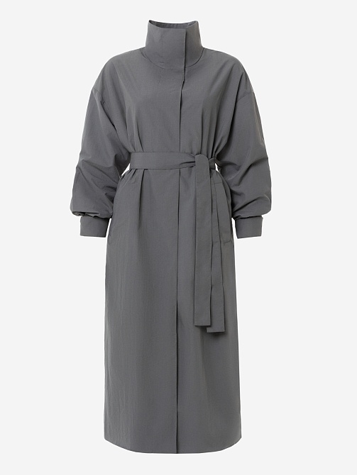 Непромокаемый плащ прямого силуэта