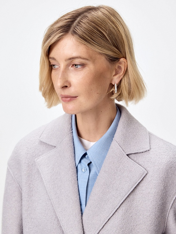 Пальто из шерсти с мембраной