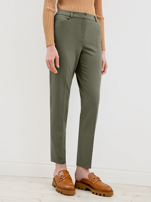 Брюки прямые со стрелками