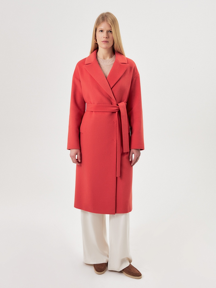 Шерстяное пальто с мембраной