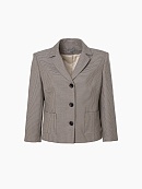 Укороченный жакет с накладными карманами POMPA арт.1100650bw0390