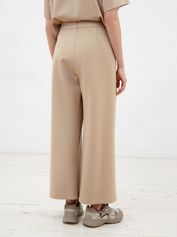 Брюки-кюлоты женские трикотажные