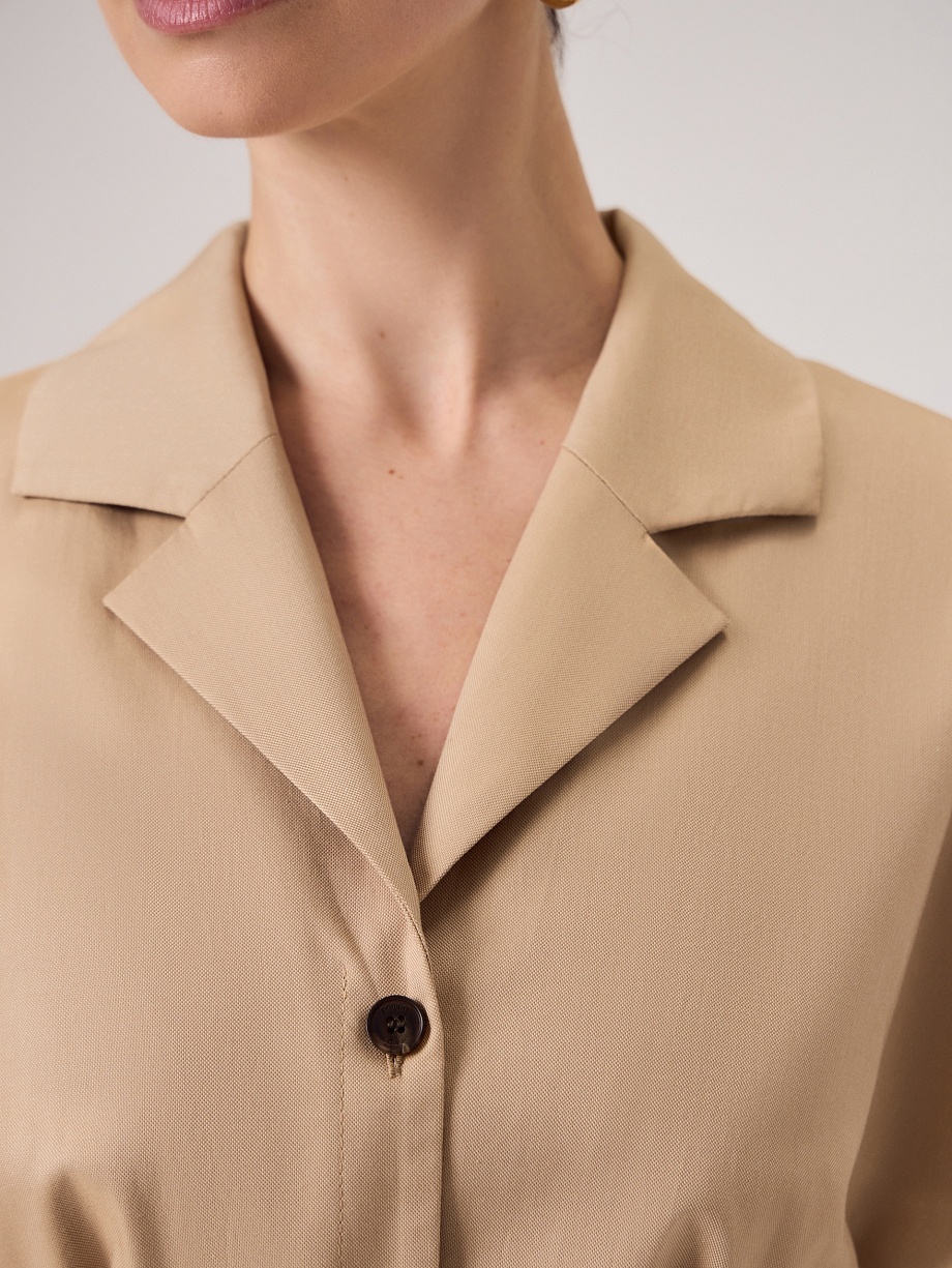 Платье сафари из 100% хлопка