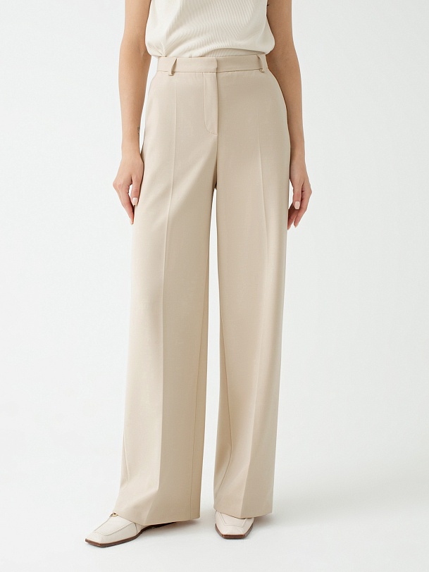 Брюки женские прямые широкие