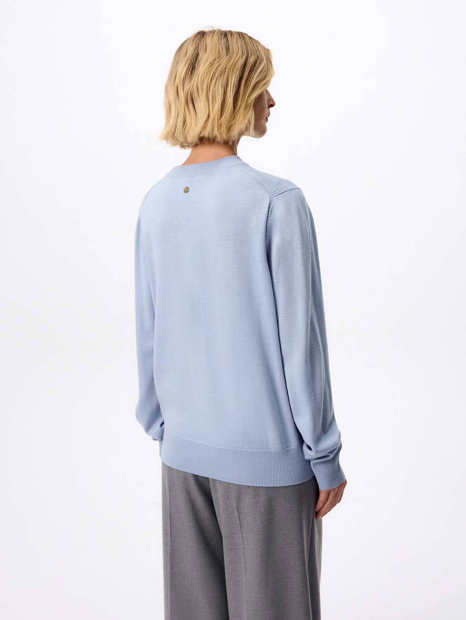 Джемпер из шерсти мериноса и кашемира