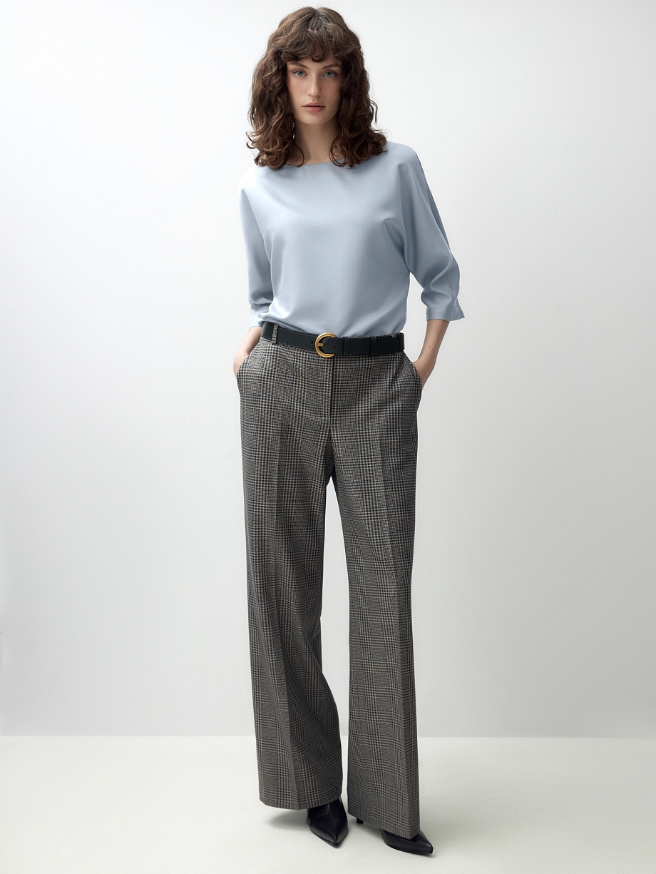 Свободная блуза из 100% вискозы