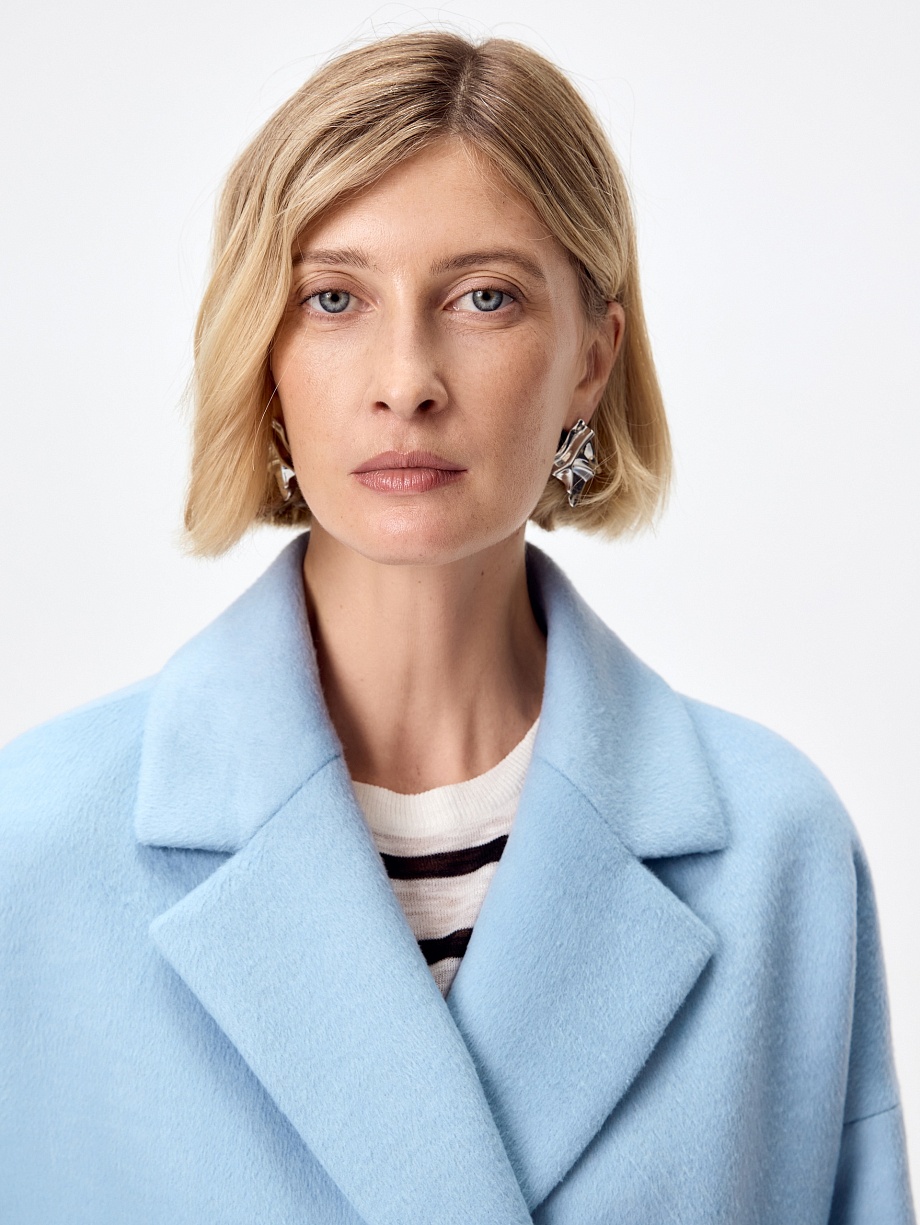 Шерстяное пальто с мембраной