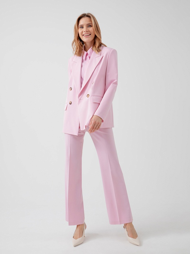 Прямые широкие брюки