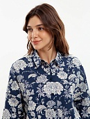 Хлопковая рубашка с цветочным принтом POMPA арт.3148791nh0690