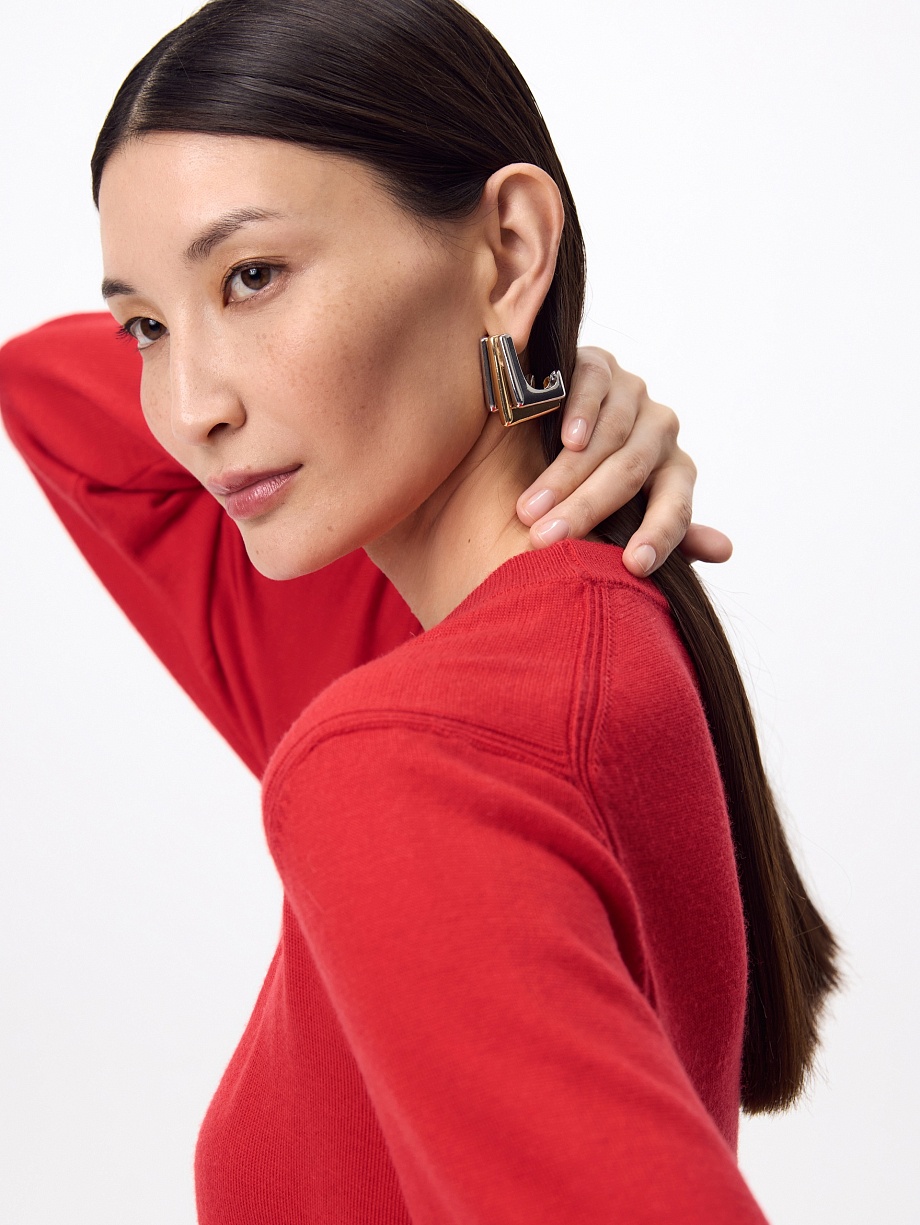 Джемпер из шерсти мериноса и кашемира