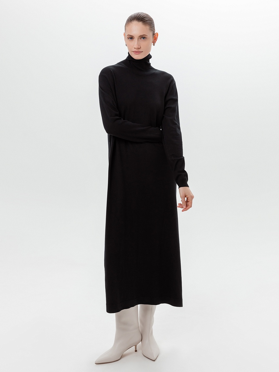 Базовое вязаное платье из вискозы