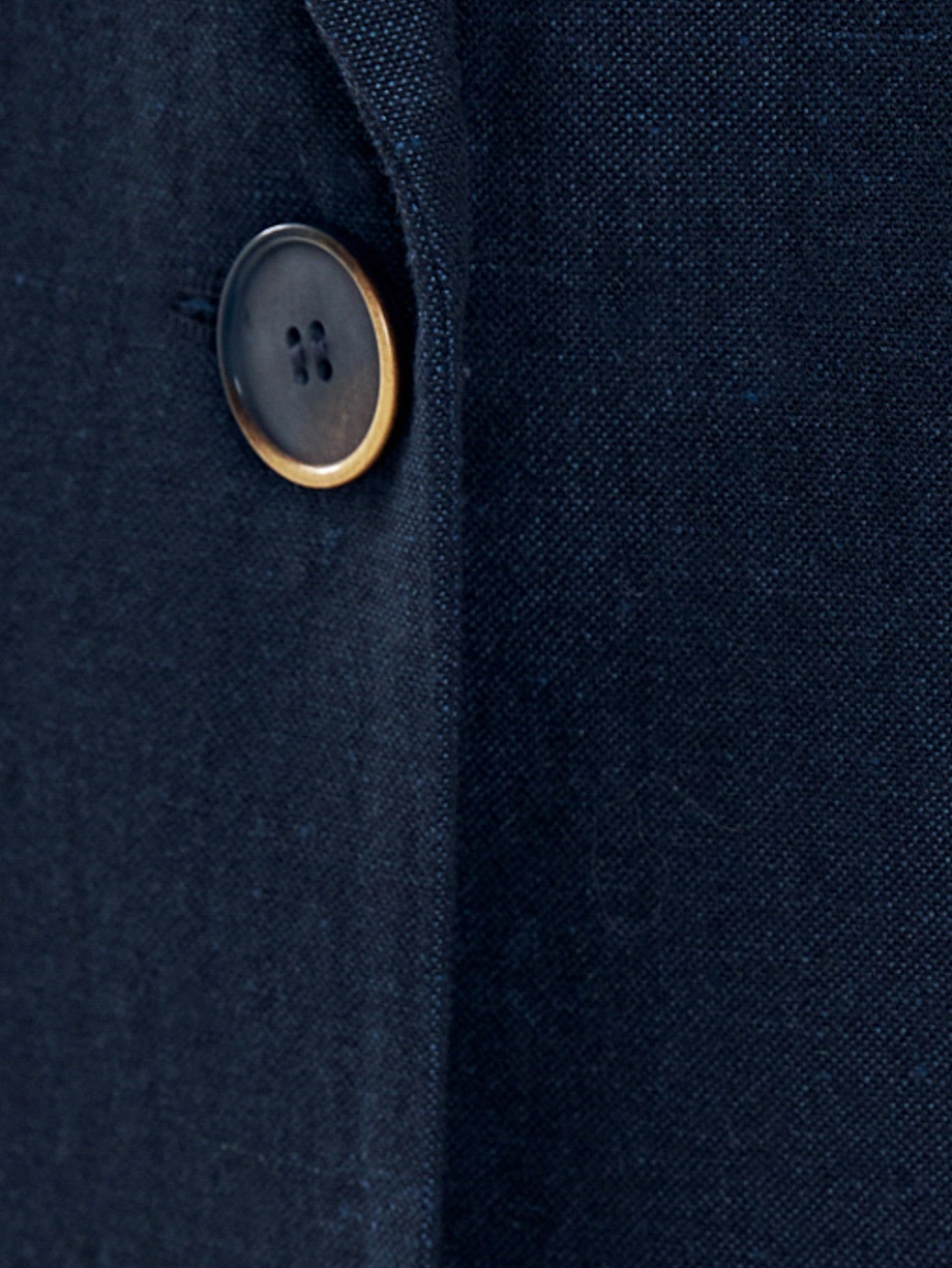 Жакет из хлопка и льна