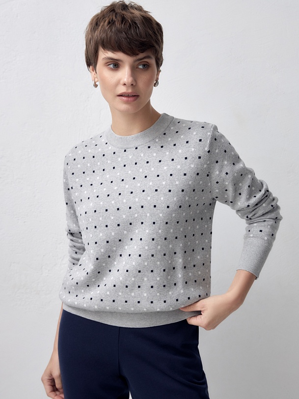 Базовый хлопковый джемпер