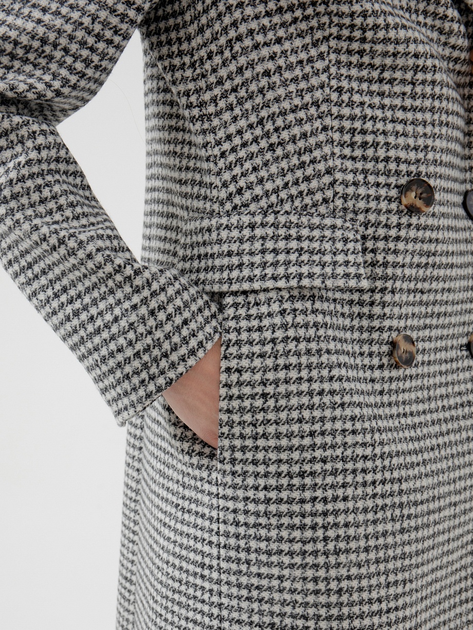 Пальто женское демисезонное из шерсти