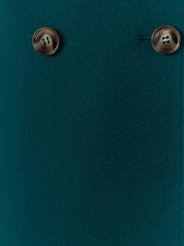 Укороченное пальто из шерсти с мембраной