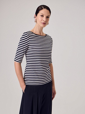 Трикотажный джемпер в полоску