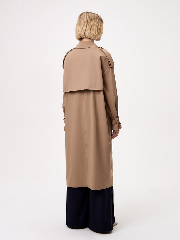 Классический женский бежевый тренч
