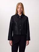 Укороченный жакет из экокожи POMPA арт.3101390pd1299