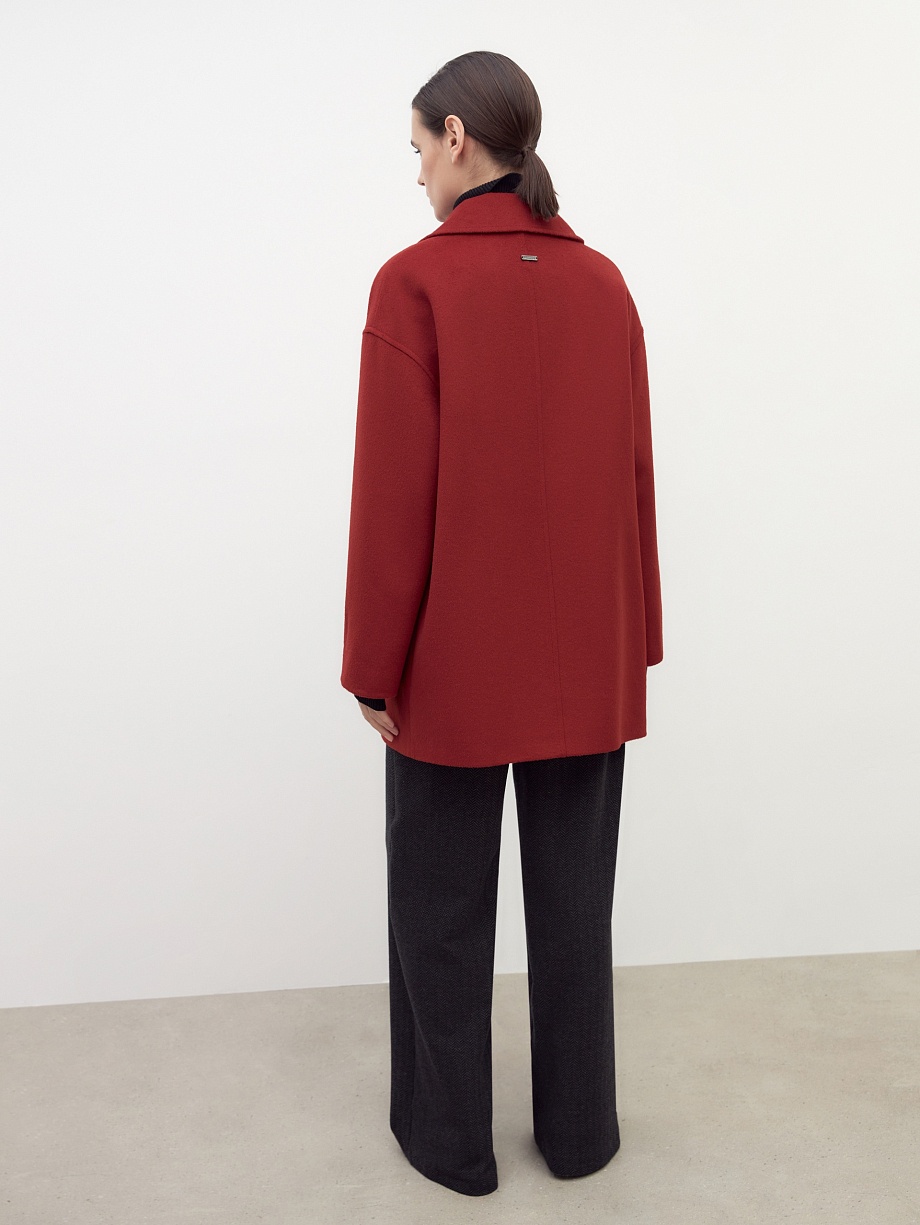 Шерстяное полупальто с мембраной