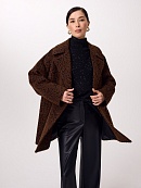 Полупальто из шерсти Альпака Бэби Сури с мембраной и утеплённой спинкой POMPA арт.1024983p90090