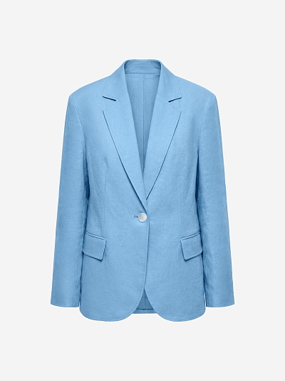 Жакет из хлопка и льна POMPA