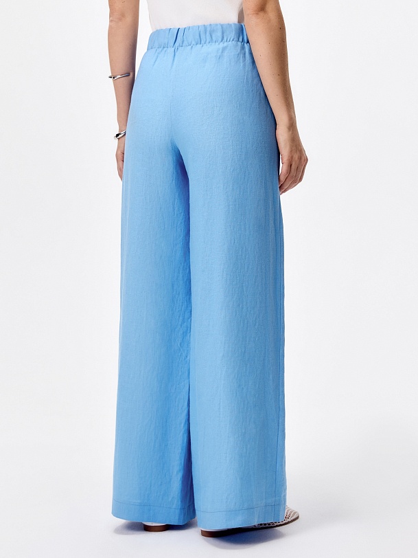 Брюки из хлопка и льна