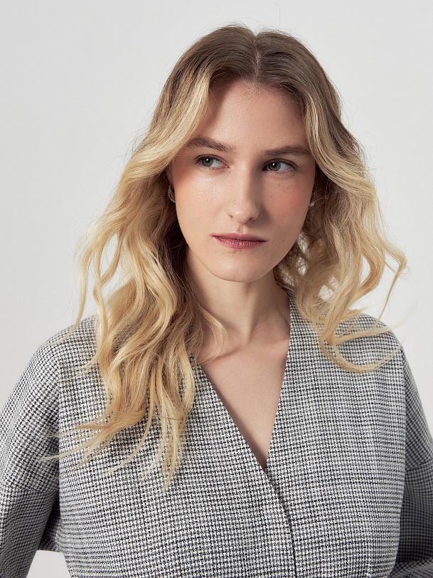 Платье миди с кулиской