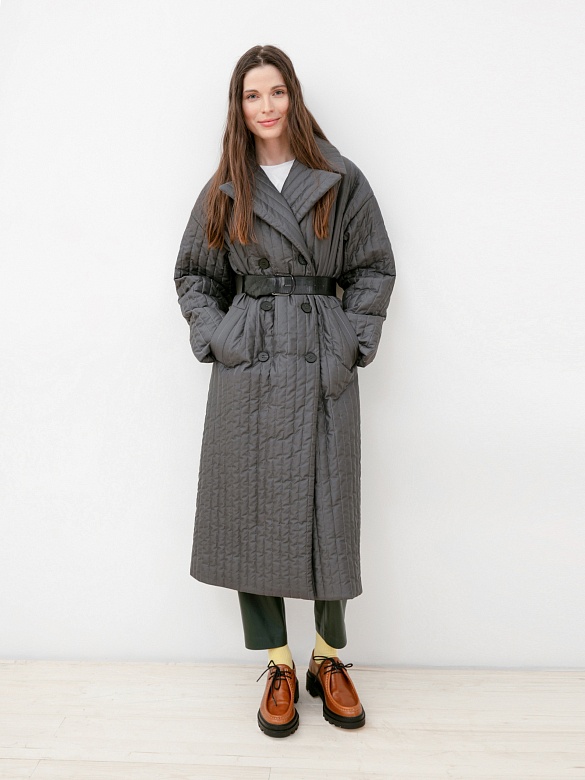 Пальто женское стеганое с мембраной POMPA арт.3014290i10091