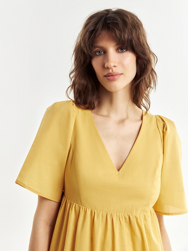 Свободное платье из 100% хлопка