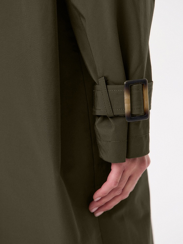 Тренч женский цвета хаки