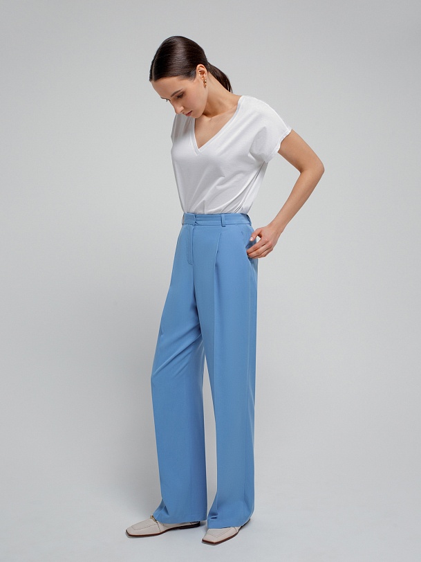 Костюмные брюки из вискозы