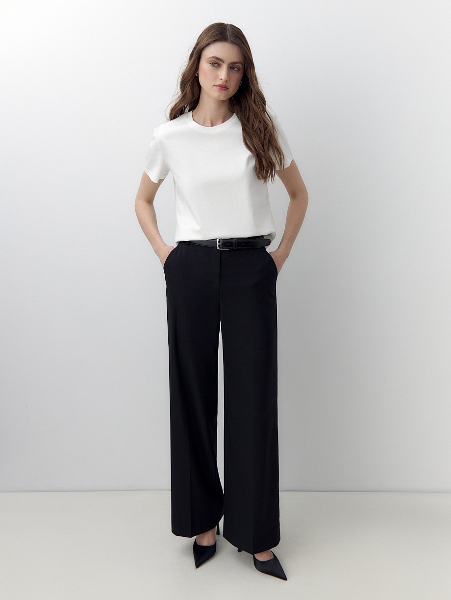 Футболка из 100% мерсеризированного хлопка