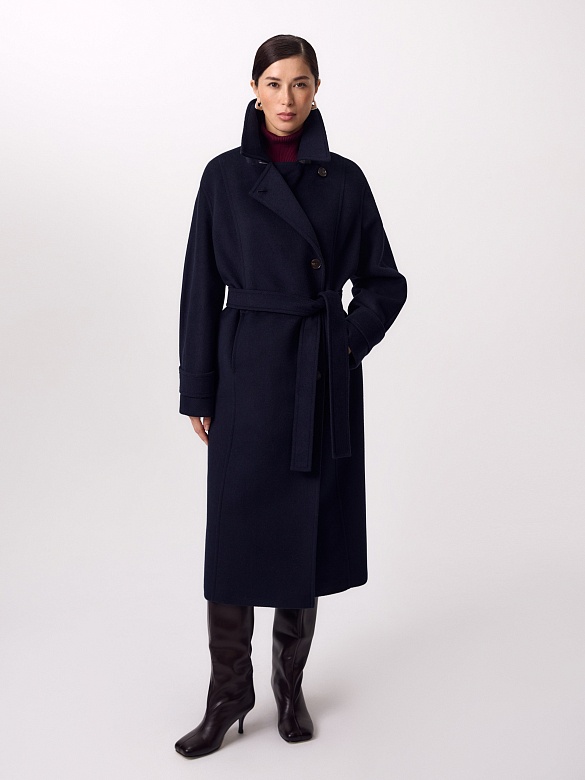 Пальто из шерсти с мембраной и утеплённой спинкой POMPA арт.1015922p90068