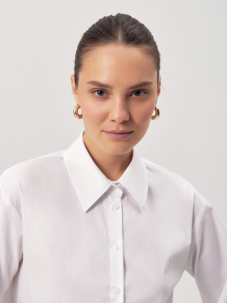 Свободная блуза из хлопка