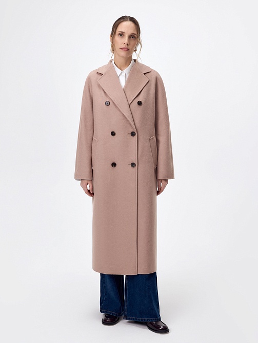 Пальто из шерсти с мембраной