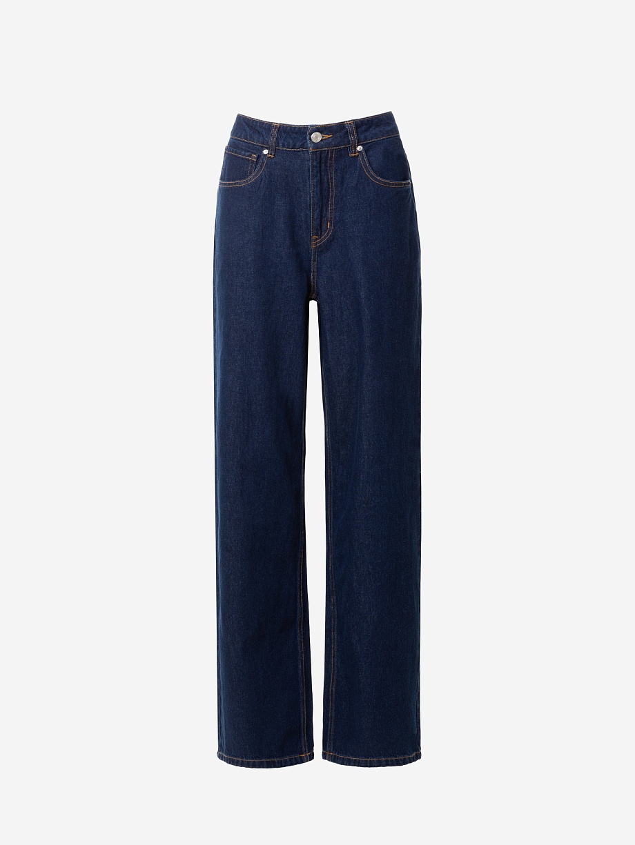 Джинсы широкие из 100% хлопка