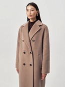 Пальто из шерсти и шелка с мембраной и утеплённой спинкой POMPA арт.1015972p90086