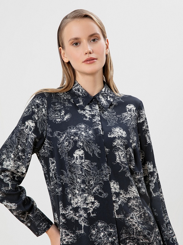 Блуза из 100% вискозы