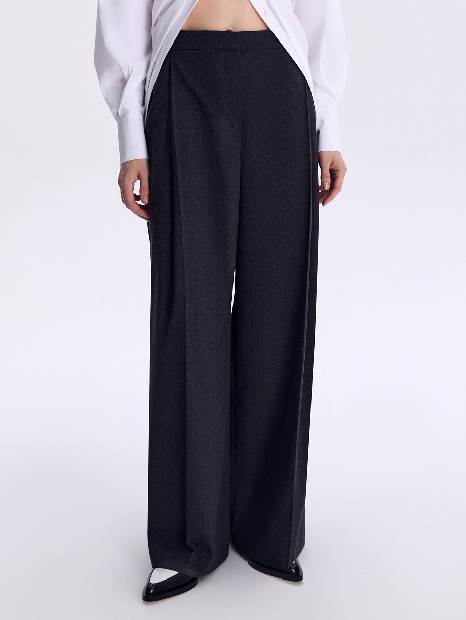 Брюки из костюмной ткани