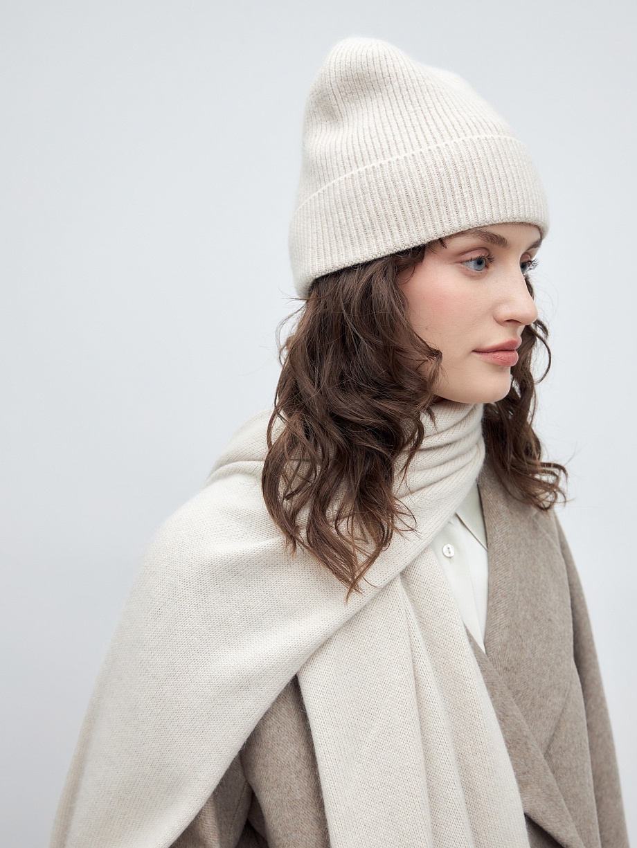 Мягкий шарф с шерстью и ангорой